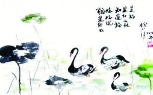 商院人物：倪萍年創作千幅畫獲利百萬(組圖)